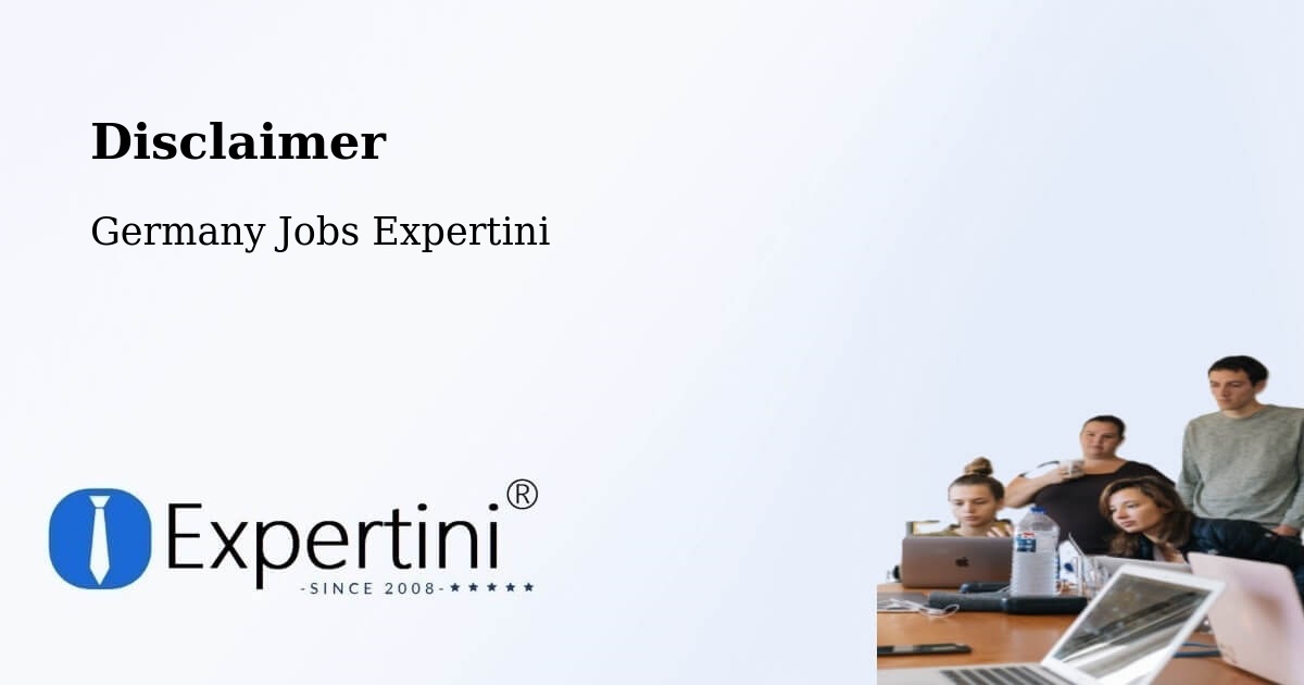 Disclaimer – Varel - Germany Jobs Expertini
