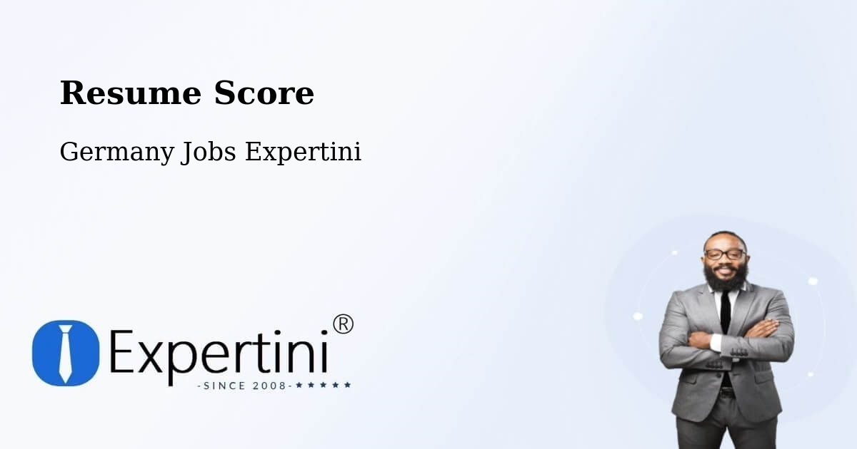 Resume Score & Job Description Match Tool – Varel - Germany Jobs Expertini